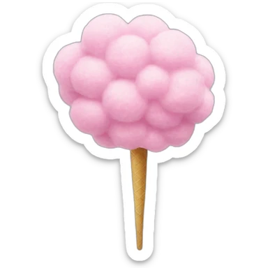 Cotton candy sticker