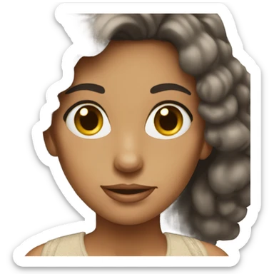 brunette rich mom sticker