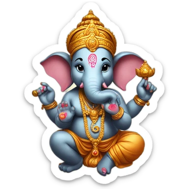 lord ganesha sticker