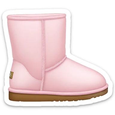 light pink uggs sticker
