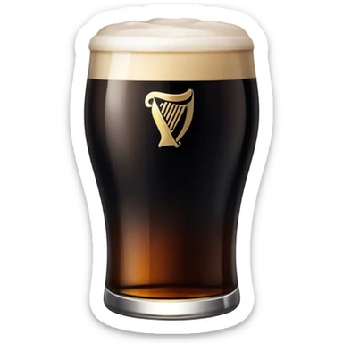 Guinness beer sticker