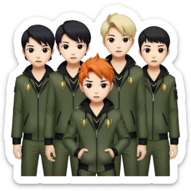Rumi Mira Zoey Jinu Abby Saja Baby Saja From K-pop Demon Hunters Saja Boys & Hunters/X sticker
