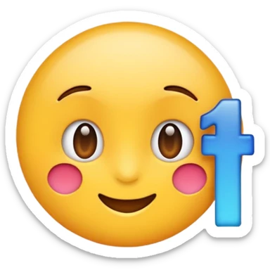 the fraction 1/10000 in the style of the 100 emoji sticker