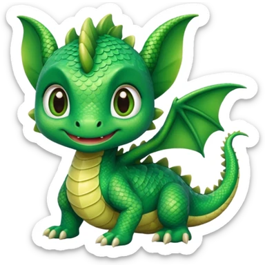 Cute Baby Dragon kawail sticker