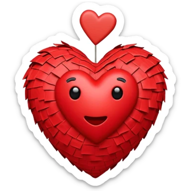 piñata heart sticker