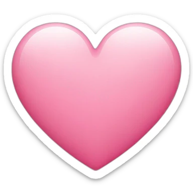 pink heart sticker