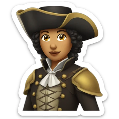 musketeer female sticker