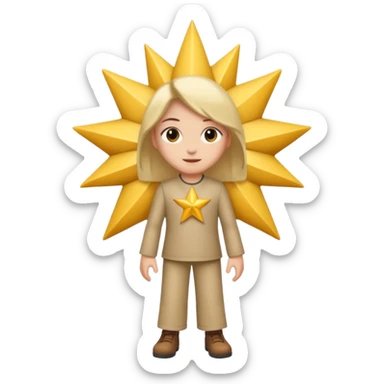 Real star with a full body sticker