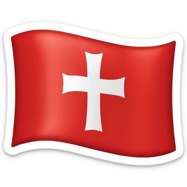 swiss flag sticker