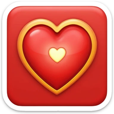 A heart that expresses a deep love for someone sticker
