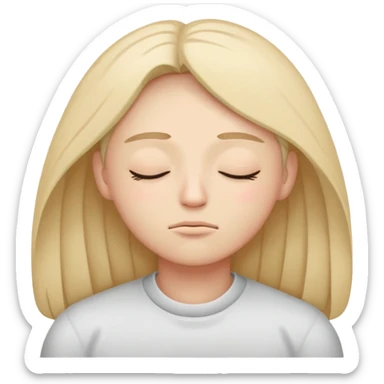 Emoji cansado sticker