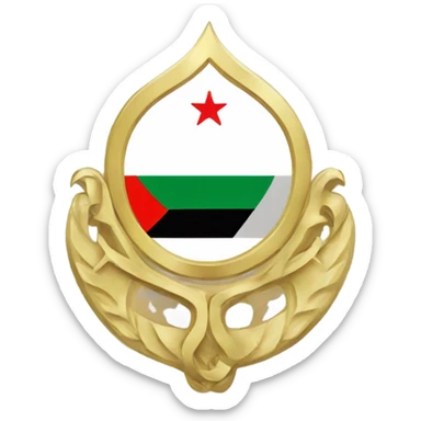 Kuwaiti emblem  sticker