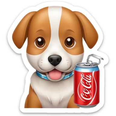 Soda lata perro  sticker