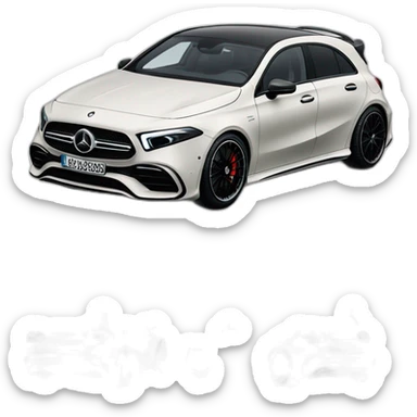 Mercedes A45s AMG sticker