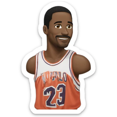 Michel Jordan sticker