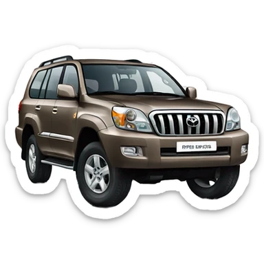 Toyota Land Cruiser Prado 120 sticker