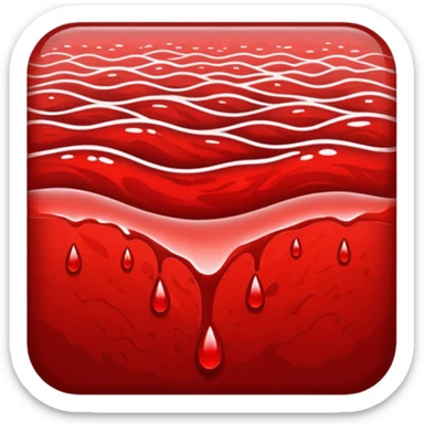 Blood Red river sticker