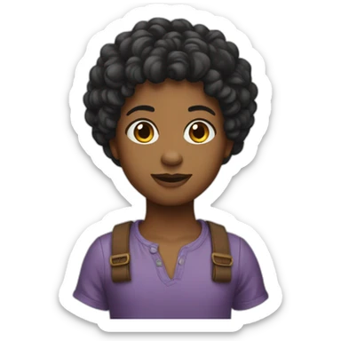 Poupée choukie sticker