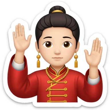 Chinese gong shou li sticker