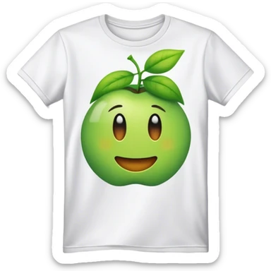 un t-shirt avec l'étiquette lebel eco-friendly sticker