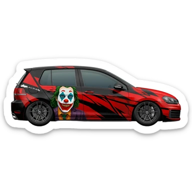 VW GTI joker sticker