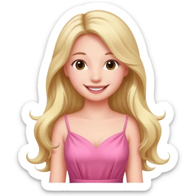 coquette girl sticker