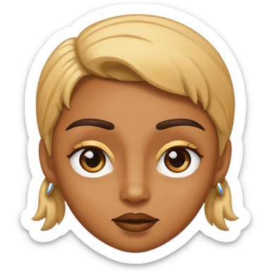 Eyebrow Emoji sticker