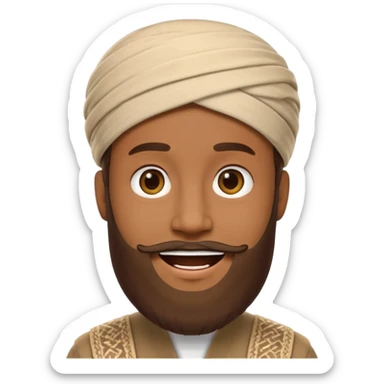 Make a Muslim emoji sticker