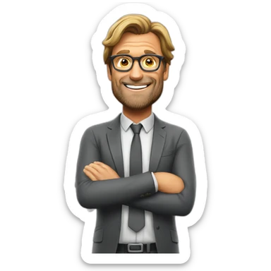 jurgen Klopp angel  sticker