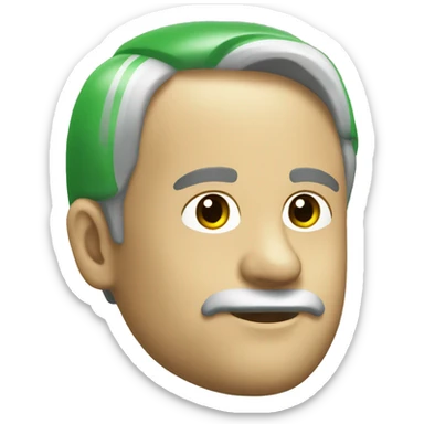 nastro commemorativo verde sticker