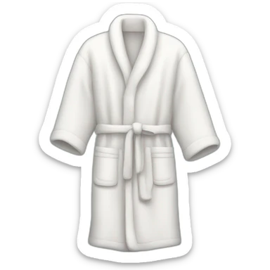 bathrobe sticker