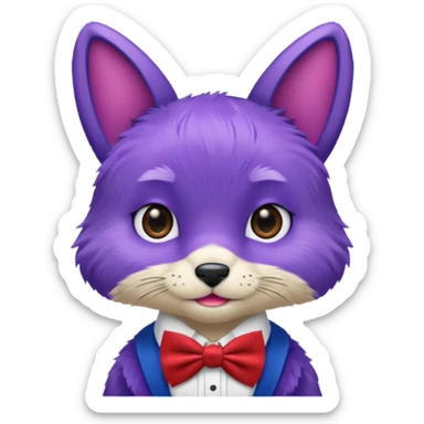 Bonnie(blue) from the Five Nights At Freddy's movie sticker