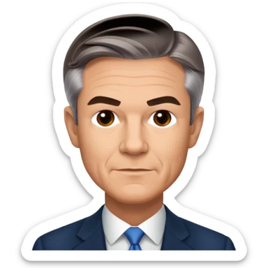 Jerome Powell sticker