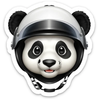 f1 driver panda sticker