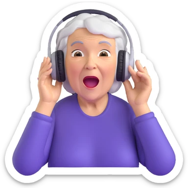 grandmother call center operator shouting “That's the one” in Russian sticker