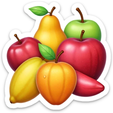 Candy-Coated Fruits sticker