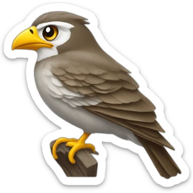 Iowa state bird cyclone sticker