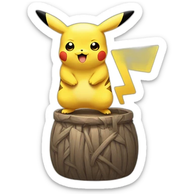 Pikachu refuses sticker