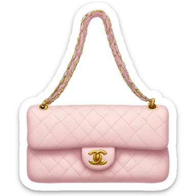 light pink chanel bag sticker