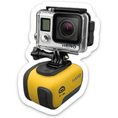 action cam gopro hero sticker