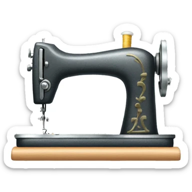 Sewing machine emoji sticker