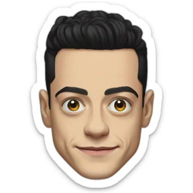 Rami Malek mr robot sticker