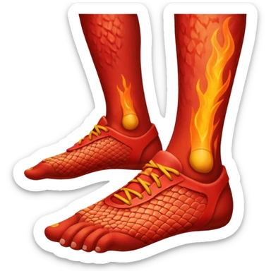 Athlete's Feet sticker