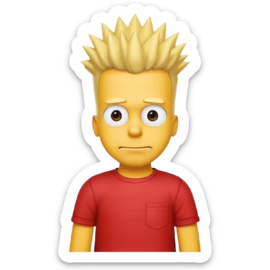 the simpsons, Different every character, only one at a time. sticker