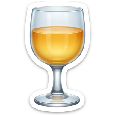 empty cup glass sticker