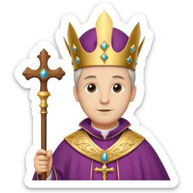 Catholic bishop sticker