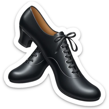 a pair of dancing shoes sticker