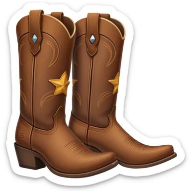 Cowboy boots  sticker