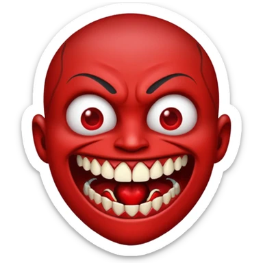 Vampiro pegando fogo sticker