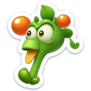 peashooter pvz sticker
